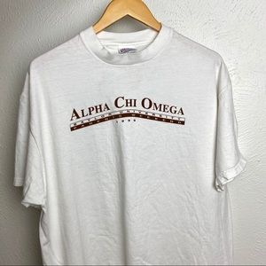Vintage Alpha Chi Omega XL Baylor 90’s Tee Shirt